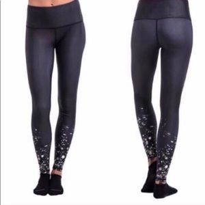 Holiday Glitter legging by Pure Barre